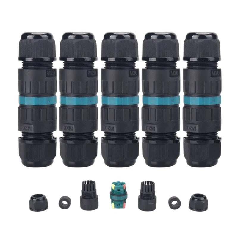 P82D Waterproof Connector 3 Pin Outdoor Waterproof Electrical Cable Connector External Power Wire Junction Box Connector
P82D Waterproof Connector 3 Pin Outdoor Waterproof Electrical Cable Connector External Power Wire Junction Box Connector