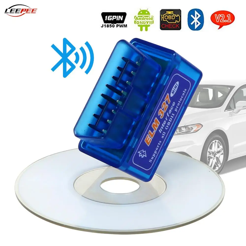 

Bluetooth V2.1 V1.5 ELM327 OBD2 Car Diagnostic Scan Tools OBDII Scanner OBD 2 Code Readers Auto Accessories For Android Windows