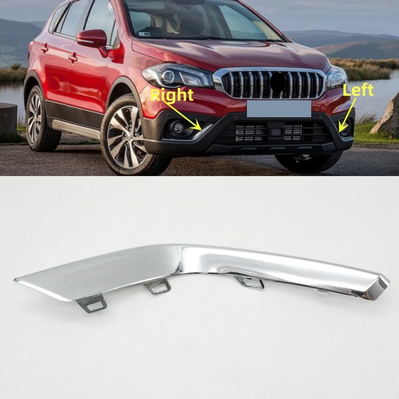 Front Bumper Fog Light Lamp Chrome Strip Trim Cover For Suzuki SX4 S-Cross Crossover 2016-2021 7176174R100PG 7175174R100PG
Front Bumper Fog Light Lamp Chrome Strip Trim Cover For Suzuki SX4 S-Cross Crossover 2016-2021 7176174R100PG 7175174R100PG