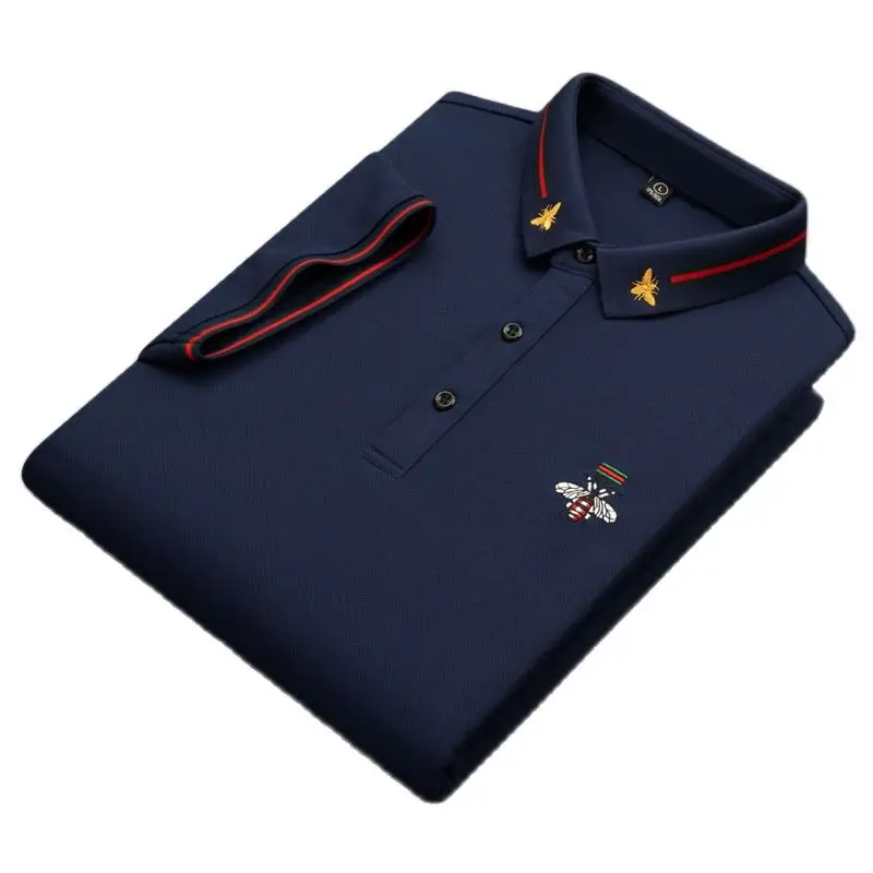 Men's 2022 Summer t shirt Fit Casual Cotton Solid Color Short Sleeve Embroidery Fashion Business Men's Polo Shirt camisas de pol
Men's 2022 Summer t shirt Fit Casual Cotton Solid Color Short Sleeve Embroidery Fashion Business Men's Polo Shirt camisas de pol