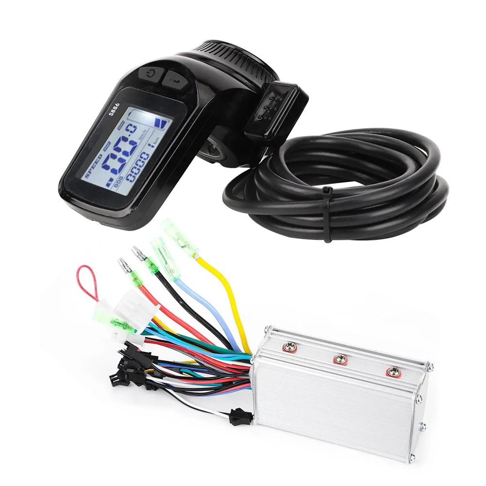36V 350W Waterproof LCD Display Panel Electric Bicycle Scooter Brushless Controller Kit Motor Controller
36V 350W Waterproof LCD Display Panel Electric Bicycle Scooter Brushless Controller Kit Motor Controller