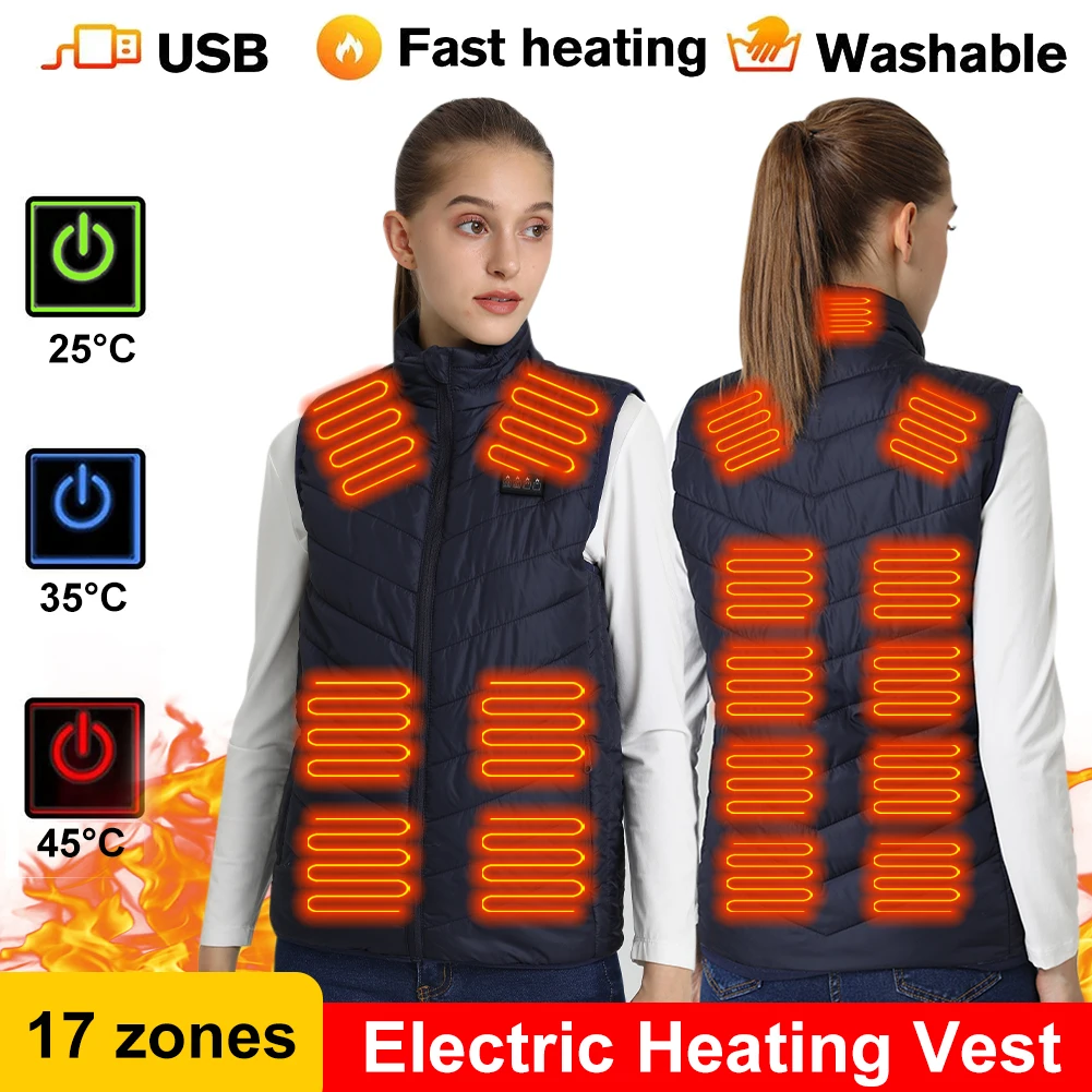 Jacket 17 Heating Zones Jackets Fashion for Men Women Coat USB Electric Heating Thermal Warm Clothes Winter Heated jacket
Jacket 17 Heating Zones Jackets Fashion for Men Women Coat USB Electric Heating Thermal Warm Clothes Winter Heated jacket