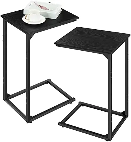 

Набор из 2 предметов, прикроватный столик в деревенском стиле с металлической рамой для ноутбука, закусок, дивана, кровати, гостиной