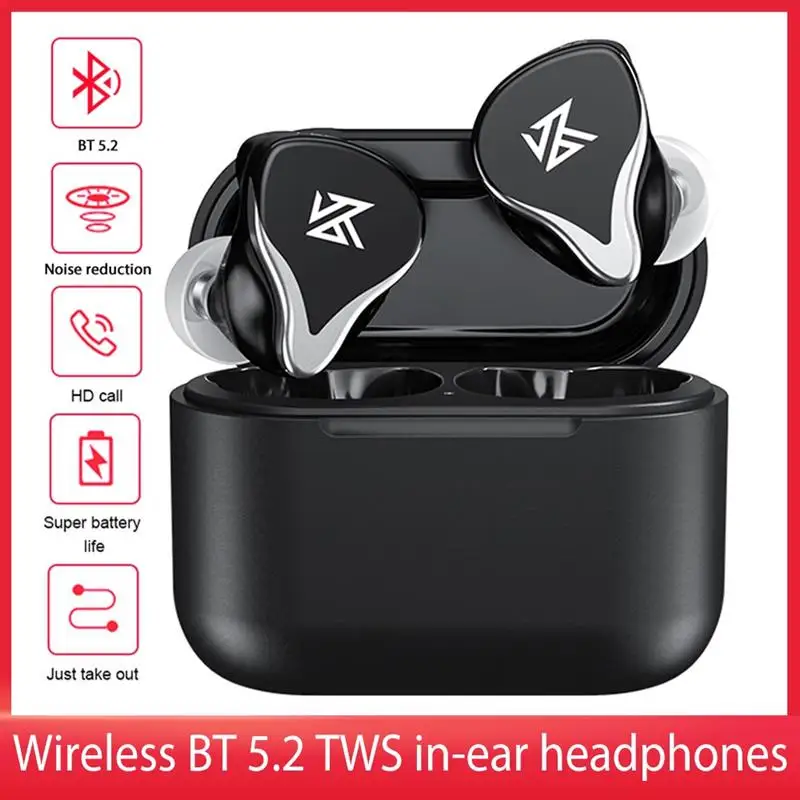 

KZ Z3 Wireless Headphones BT 5.2 Earphones With Microphone 1BA 1DD APTX Touch Control Hybrid In Ear Earbuds For Outdoor Sports