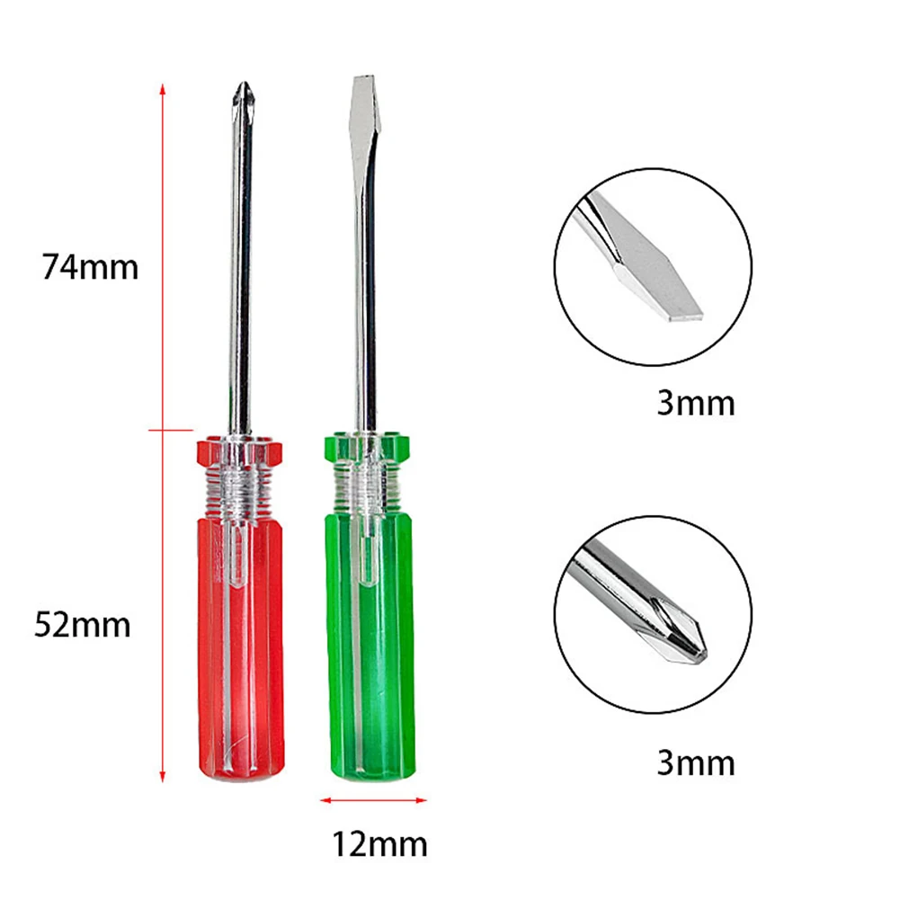 2x 3/5/6mm Phillips Screwdriver Slotted Cross Screwdrivers Remover Mini Screwdriver Repair Hand Tool Open Tool
2x 3/5/6mm Phillips Screwdriver Slotted Cross Screwdrivers Remover Mini Screwdriver Repair Hand Tool Open Tool