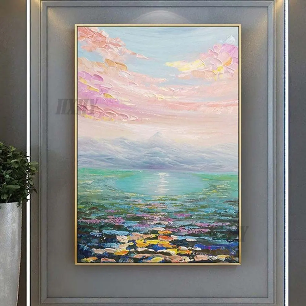 Original Colorful Sky Oil Painting on Canvas Abstract Green Lake Colored Landscape Painting Textured Acrylic Large Wall Art
Original Colorful Sky Oil Painting on Canvas Abstract Green Lake Colored Landscape Painting Textured Acrylic Large Wall Art