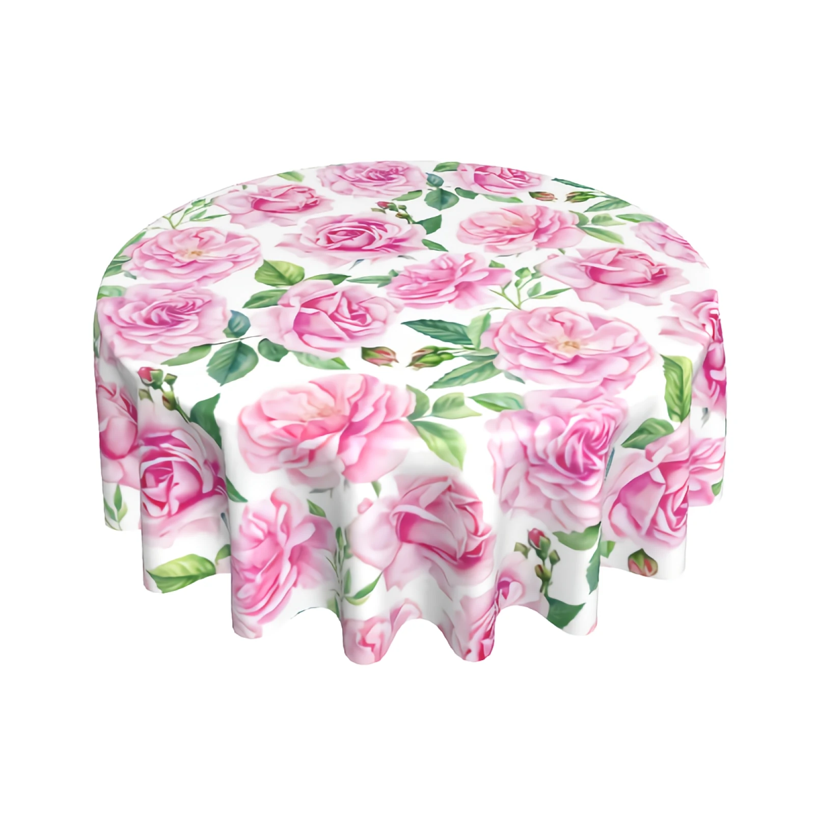 Watercolor Pink Rose Flowers Tablecloth Round 60 Inch with Dust-Proof Wrinkle Resistant Waterproof Decorative Table Cover
Watercolor Pink Rose Flowers Tablecloth Round 60 Inch with Dust-Proof Wrinkle Resistant Waterproof Decorative Table Cover