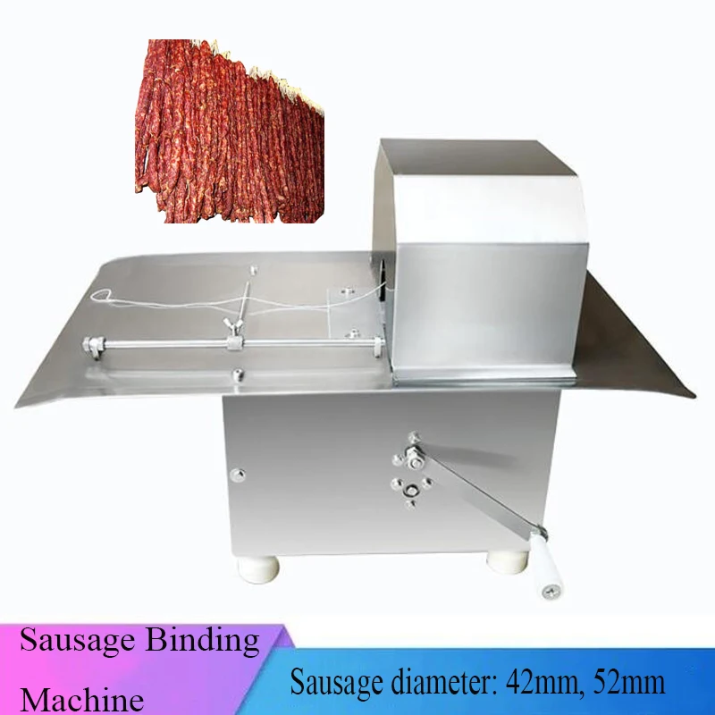 

Home Appliance Hand Sausage Binding Knotting Machine Hot Dog Ham Winding Binder Machinery Twisting Tying Linker For Meat Store