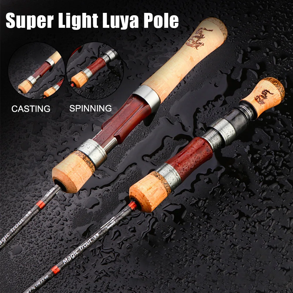 High Carbon Fishing Rod Trout Rod 4 Sections Portable Lightweight Travel Rod Spinning/Casting Rod Power Lure Rod Fishing Tools
High Carbon Fishing Rod Trout Rod 4 Sections Portable Lightweight Travel Rod Spinning/Casting Rod Power Lure Rod Fishing Tools