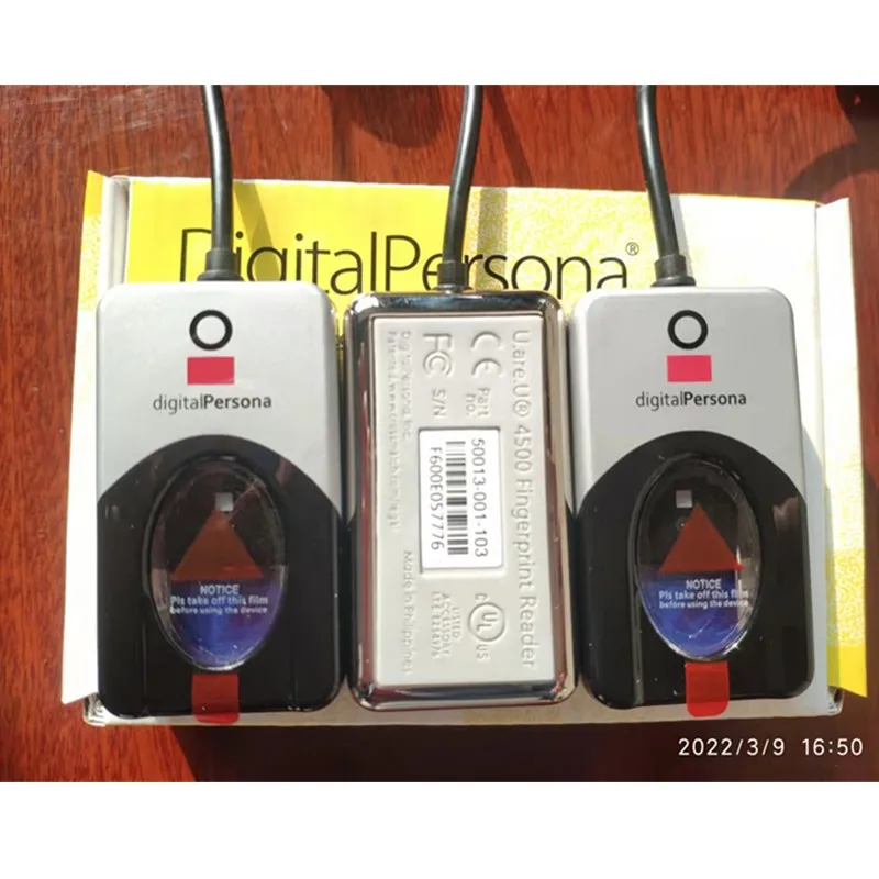 Chile Peru HOT Sale Reader Digital Person Biometric Fingerprint Scanner URU4500 Fingerprint Sensor USB With SDK
Chile Peru HOT Sale Reader Digital Person Biometric Fingerprint Scanner URU4500 Fingerprint Sensor USB With SDK