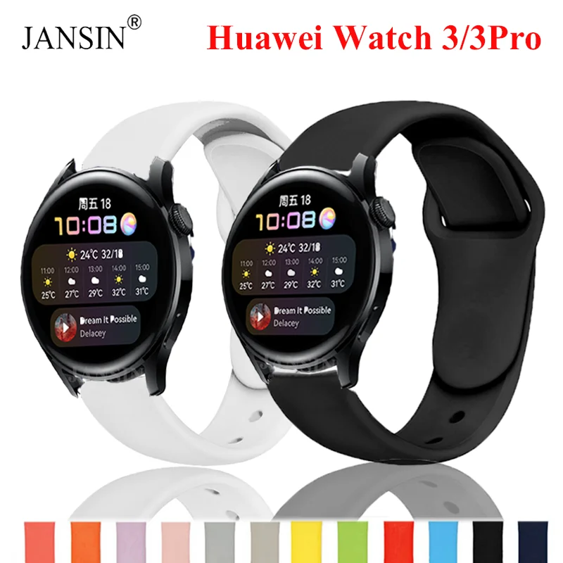 Silicone Watchband For Huawei Watch Smartwatch Band For HUAWEI WATCH 3 Pro Bracelet Correa Watch 3pro Wristband Accessories
Silicone Watchband For Huawei Watch Smartwatch Band For HUAWEI WATCH 3 Pro Bracelet Correa Watch 3pro Wristband Accessories