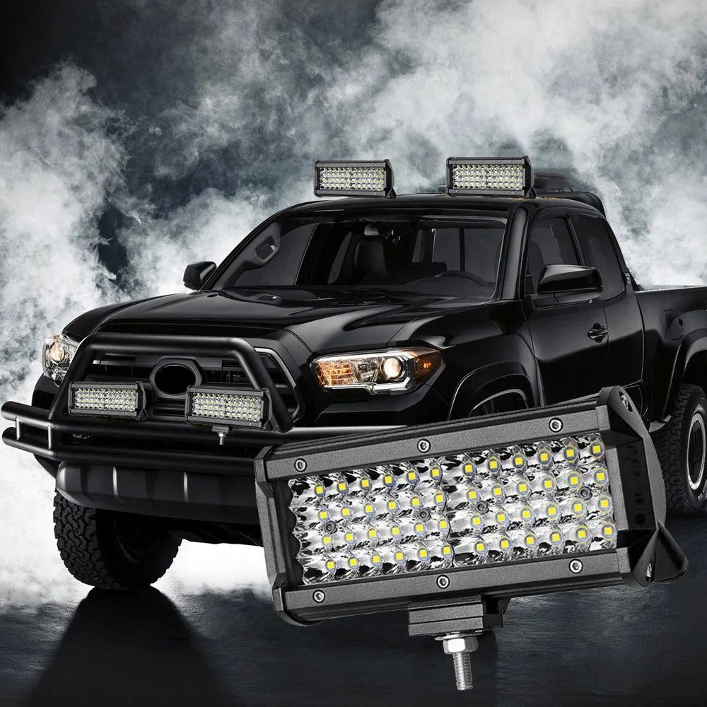1x 72W 144W Light Bar Work Light Spotlight LED Light Bar for Truck Driving Offroad Boat Car Tractor 4x4 SUV ATV 12V 24V LED Lamp
1x 72W 144W Light Bar Work Light Spotlight LED Light Bar for Truck Driving Offroad Boat Car Tractor 4x4 SUV ATV 12V 24V LED Lamp