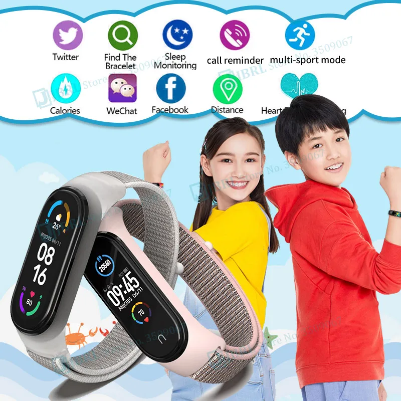 Nylon Kids Smart Band Children Heart Rate Sleep Smart Bracelet Fitness Tracker Wristband Sports For Android IOS Wrist Band 10-18
Nylon Kids Smart Band Children Heart Rate Sleep Smart Bracelet Fitness Tracker Wristband Sports For Android IOS Wrist Band 10-18