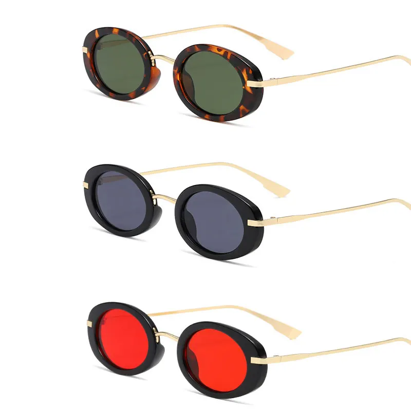 New Retro Oval Sunglasses Women Men Fashion Brand Desginer Punk Sun Glasses Summer Small Frame Driving Eyewear 
New Retro Oval Sunglasses Women Men Fashion Brand Desginer Punk Sun Glasses Summer Small Frame Driving Eyewear