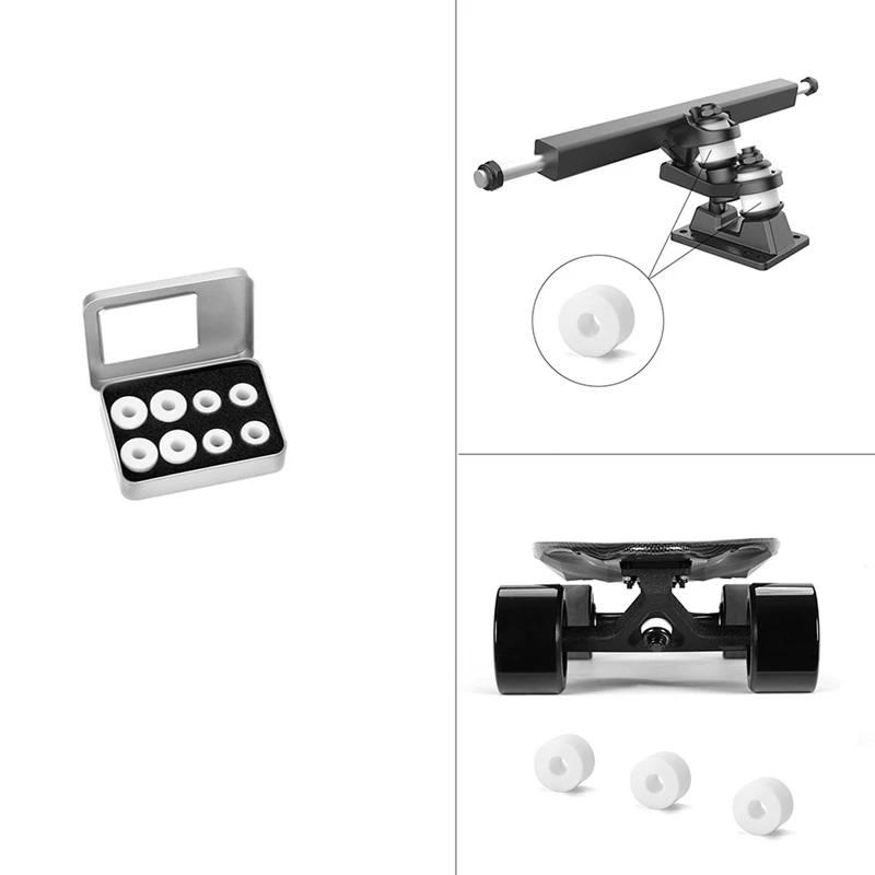 8Pcs/Set Longboard Bushings Skateboard PU Shock Absorber Bushings Bridge PU Cushion Skateboard Accessories
8Pcs/Set Longboard Bushings Skateboard PU Shock Absorber Bushings Bridge PU Cushion Skateboard Accessories