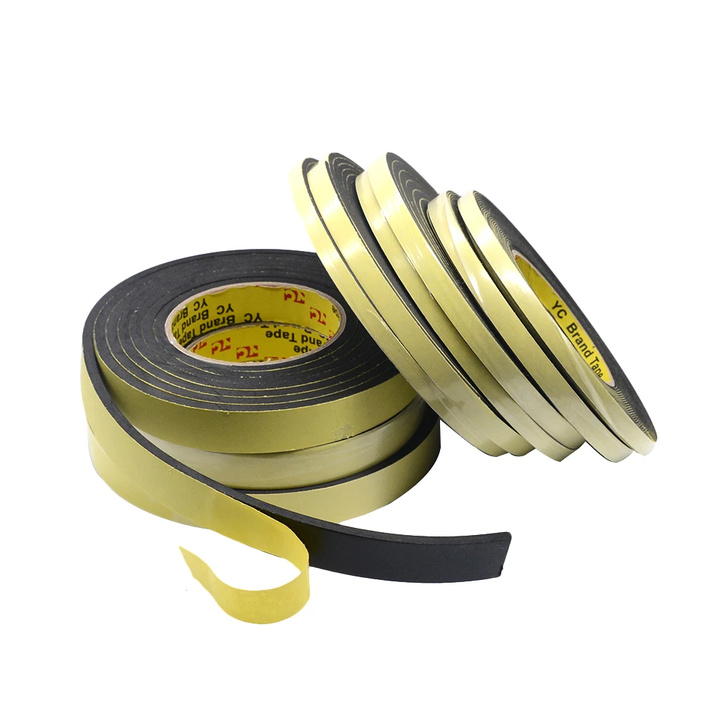 1mm 3mm 5mm Thick Black Foam Sponge Rubber Strip Tape Waterproof Single Sided Adhesive Anti-collision Window Door Seal Strip
1mm 3mm 5mm Thick Black Foam Sponge Rubber Strip Tape Waterproof Single Sided Adhesive Anti-collision Window Door Seal Strip
