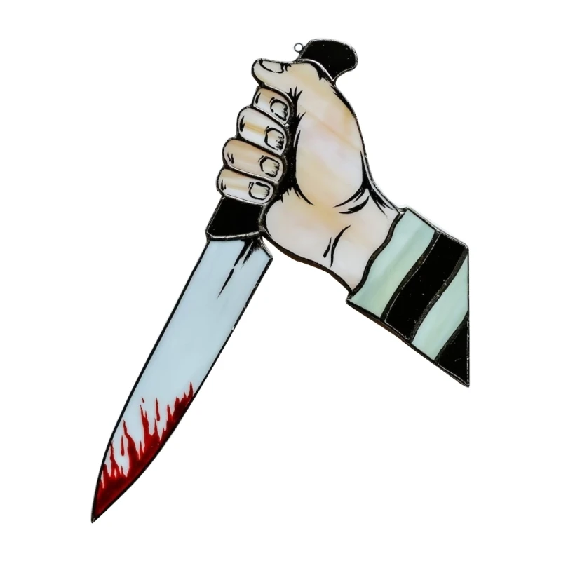 Жуткое украшение для окна в виде руки и ножа, украшение «Ловец солнца» на Хэллоуин, Прямая поставка
Жуткое украшение для окна в виде руки и ножа, украшение «Ловец солнца» на Хэллоуин, Прямая поставка