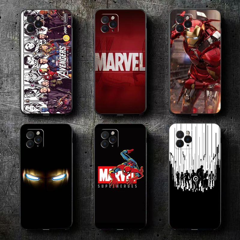 MARVEL The Avengers Phone Case For Funda iPhone 11 13 12 Pro Max Mini X XR XS Max SE 2020 6 6s 7 8 Plus Back Soft
MARVEL The Avengers Phone Case For Funda iPhone 11 13 12 Pro Max Mini X XR XS Max SE 2020 6 6s 7 8 Plus Back Soft