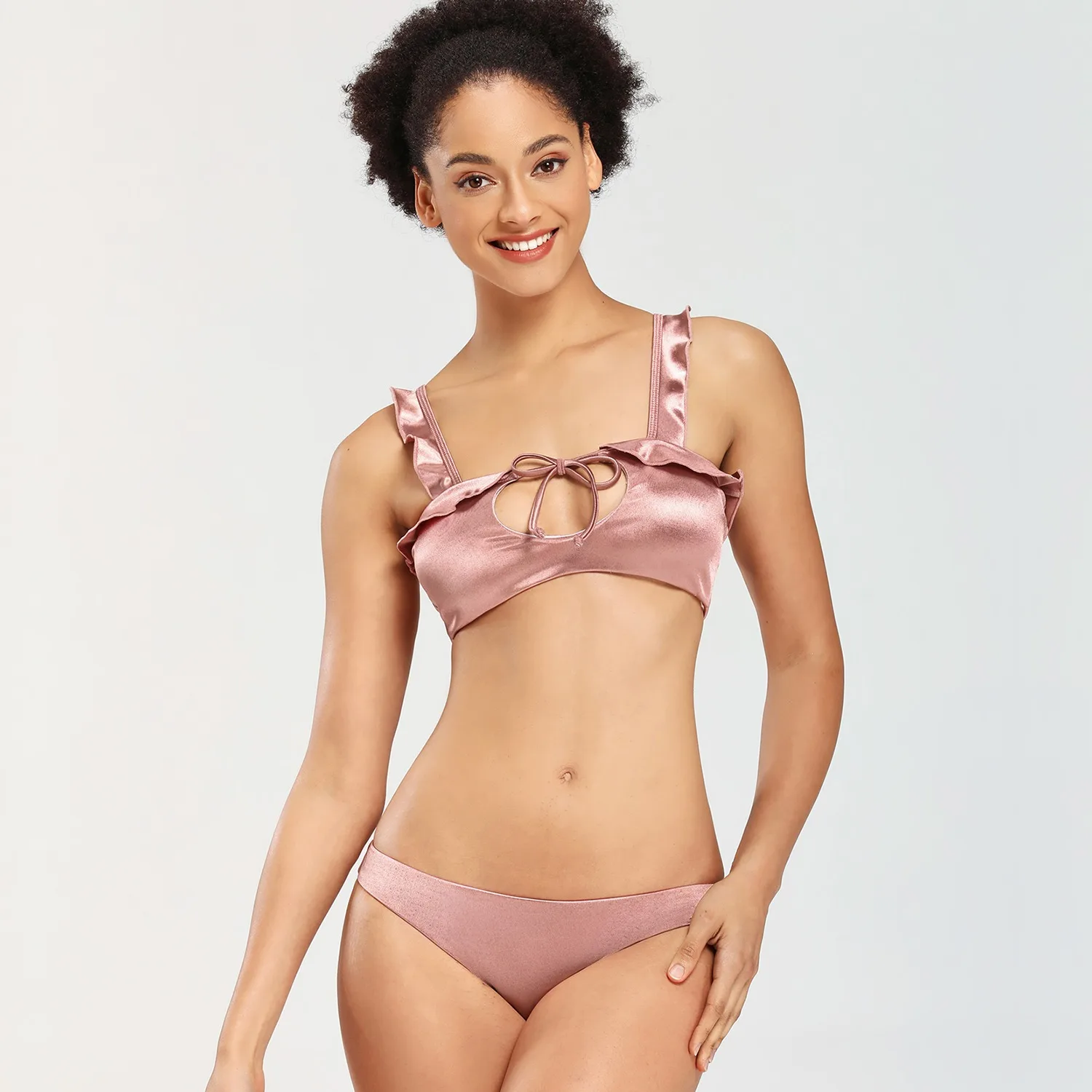 Новинка лета 2022, женский купальник, пляжная одежда, комплект бикини, соблазнительный раздельный однотонный розовый эластичный купальник на...
Новинка лета 2022, женский купальник, пляжная одежда, комплект бикини, соблазнительный раздельный однотонный розовый эластичный купальник на...