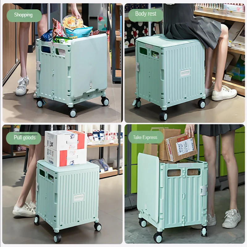 Eason Pull Rod Folding Shopping Cart Korea Household Adjustable Trailer Multi-function Universal Wheel Travel Storage Trolley
Eason Pull Rod Folding Shopping Cart Korea Household Adjustable Trailer Multi-function Universal Wheel Travel Storage Trolley