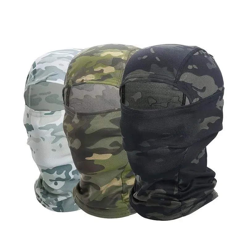 

Камуфляжная маска-Балаклава TTONCEN, маска на все лицо, армейская военная шапка для военных учений, охоты, велоспорта, армейская бандана Мультикам, снуд на шею