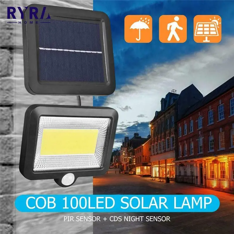 COB Светодиодный уличный фонарь на солнечной батарее с пассивным ИК датчиком движения светильник личный фонарь, водонепроницаемый настенны...
COB Светодиодный уличный фонарь на солнечной батарее с пассивным ИК датчиком движения светильник личный фонарь, водонепроницаемый настенны...