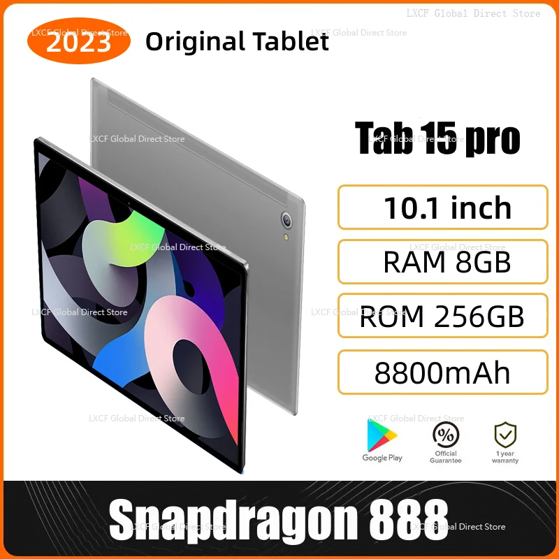 New Original 10 Inch Tab 15 pro Tablet Android 128GB 256GB Snapdragon 888 Google Play 8800mAh Battery Tablets 5G Global version
New Original 10 Inch Tab 15 pro Tablet Android 128GB 256GB Snapdragon 888 Google Play 8800mAh Battery Tablets 5G Global version