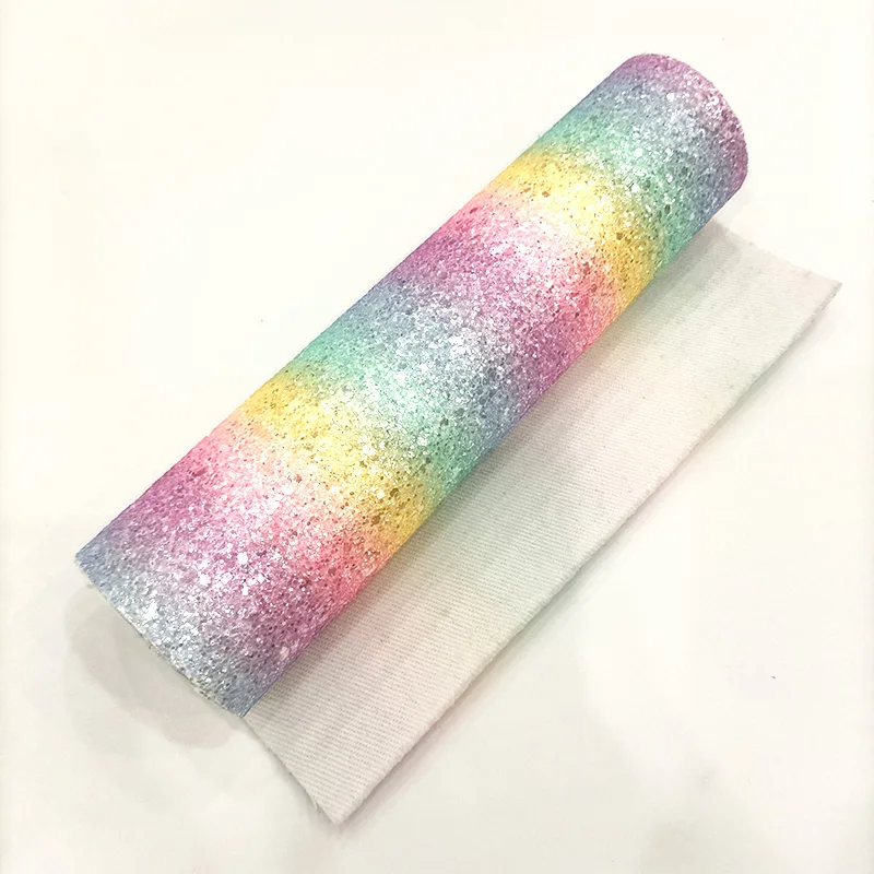Sequin Pastel Rainbow Iridescent Colorful Chunky Glitter Faux Leather Fabric Sheet for Making Shoe/Bag/Hair Bow/Craft
Sequin Pastel Rainbow Iridescent Colorful Chunky Glitter Faux Leather Fabric Sheet for Making Shoe/Bag/Hair Bow/Craft