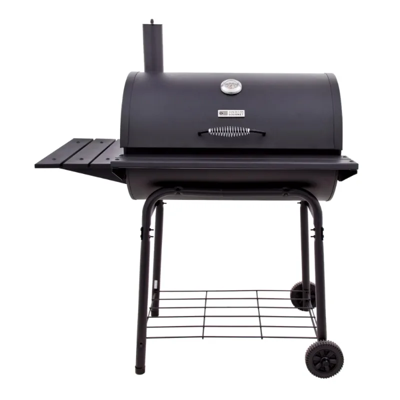 

American Gourmet By Char-Broil 840 Sq in Charcoal Barrel Outdoor Grill Korean Bbq Portable Grill