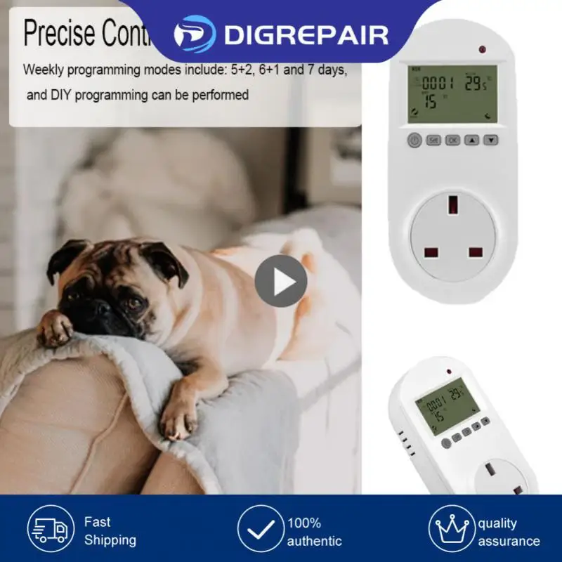 2/3/5PCS Ntc Sensor Electric Floor Heating Plug Programmable Wifi Thermostat Socket Lcd Light Display Remote Control
2/3/5PCS Ntc Sensor Electric Floor Heating Plug Programmable Wifi Thermostat Socket Lcd Light Display Remote Control
