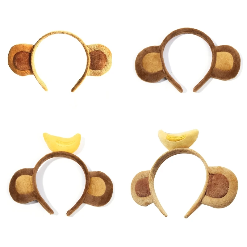 J78E Monkey Hair Hoop Fluffy Banana Hairband Theme Party Performance Headdress Washing Face Headband Cartoon Animal Hairbands
J78E Monkey Hair Hoop Fluffy Banana Hairband Theme Party Performance Headdress Washing Face Headband Cartoon Animal Hairbands