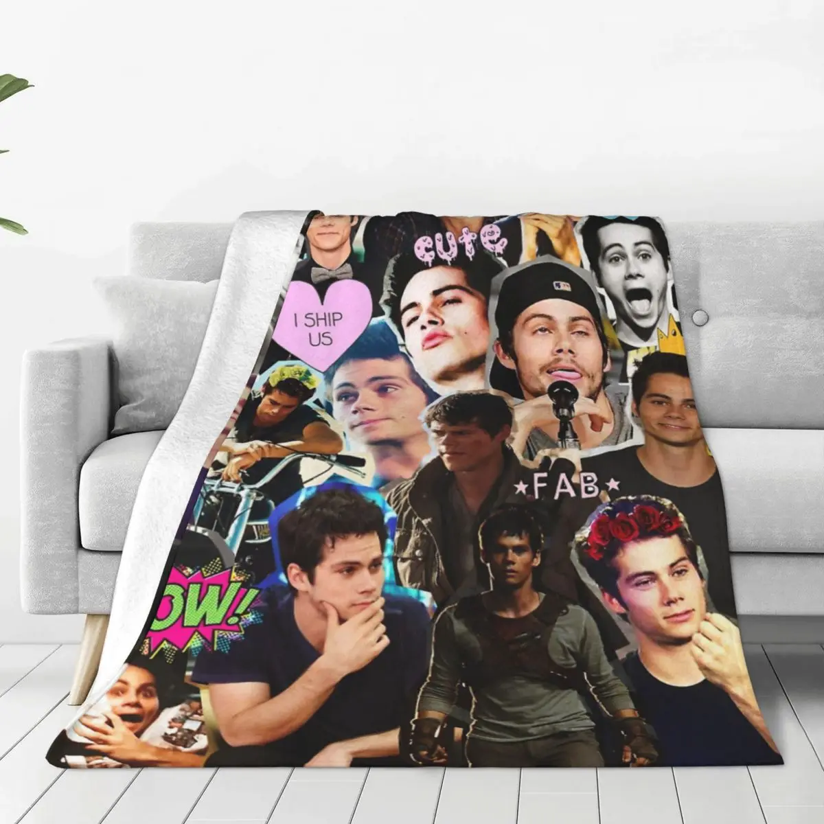 Dylan O'Brien Collage Bed Blanket Flannel Blanket Flannel Blanket Air conditioning blanket
Dylan O'Brien Collage Bed Blanket Flannel Blanket Flannel Blanket Air conditioning blanket