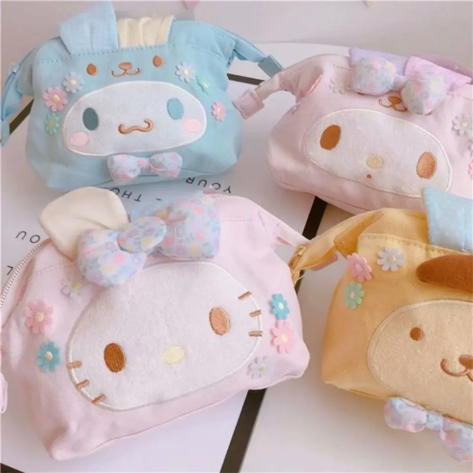 Kawaii Sanrioed Kt Cat Cosmetic Bag Anime Cartoon Melody Portable Storage Bag Purin Cinnamoroll Multi-Function Small Square Bags
Kawaii Sanrioed Kt Cat Cosmetic Bag Anime Cartoon Melody Portable Storage Bag Purin Cinnamoroll Multi-Function Small Square Bags