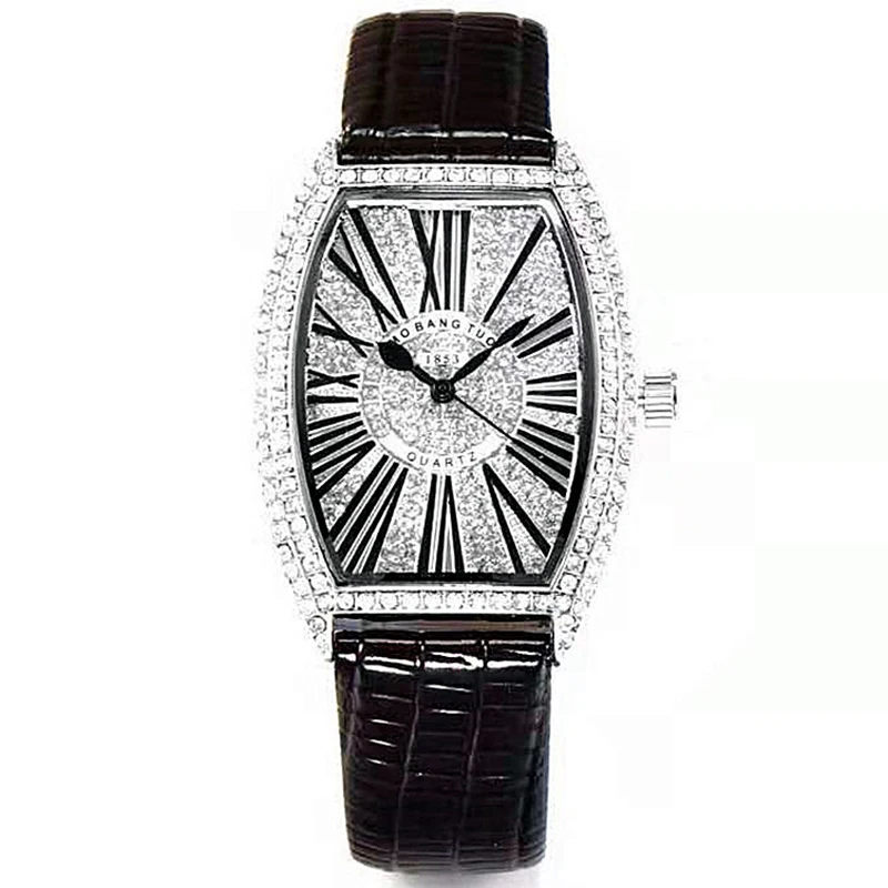 Ladies Diamond Watch Women Tonneau Dial Stone Iced Out Female Girls Wristwatch Rhinestone Luxury Genuine Leather Reloj
Ladies Diamond Watch Women Tonneau Dial Stone Iced Out Female Girls Wristwatch Rhinestone Luxury Genuine Leather Reloj