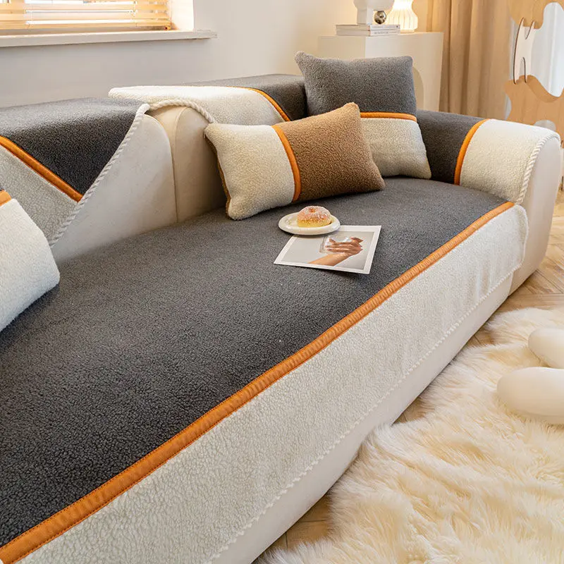 Winter Velvet Sofa Cushion Winter Thickened Non-slip Leather Sofa Cover Simple Cover Cloth Towel Plush Cushion
Winter Velvet Sofa Cushion Winter Thickened Non-slip Leather Sofa Cover Simple Cover Cloth Towel Plush Cushion
