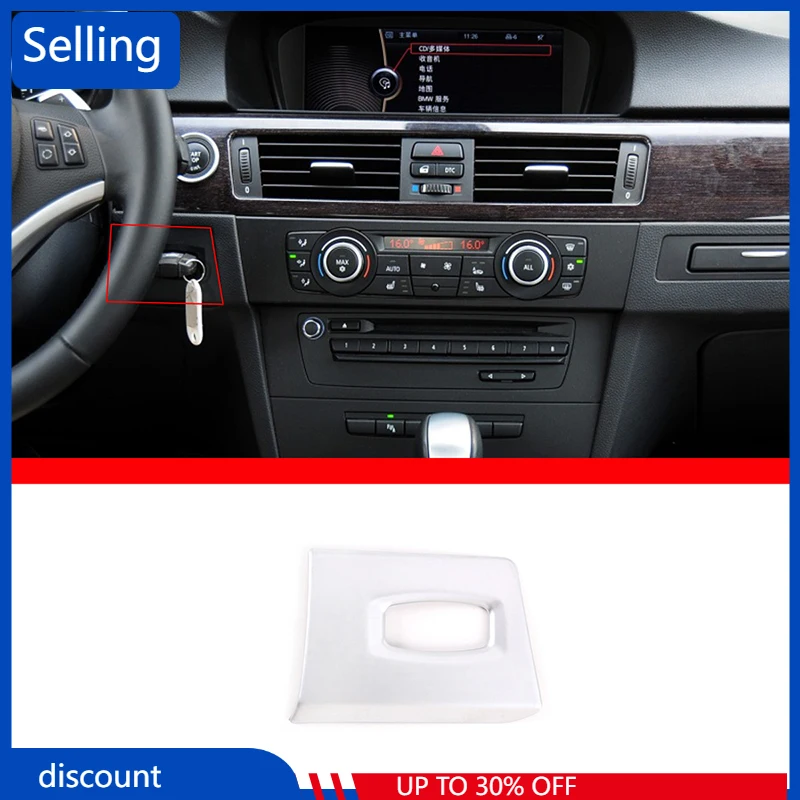 For BMW 3 Series 2005-2012 E90 E92 ABS Silver Car Ignition Switch Button Keyhole Frame Decoration Sticker Decoration Accessories
For BMW 3 Series 2005-2012 E90 E92 ABS Silver Car Ignition Switch Button Keyhole Frame Decoration Sticker Decoration Accessories