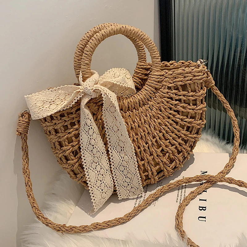 Woven Women Handbag 2022 New Handmade Single Shoulder Messenger Bag Versatile Beach Bag Portable Vegetable Basket Bag
Woven Women Handbag 2022 New Handmade Single Shoulder Messenger Bag Versatile Beach Bag Portable Vegetable Basket Bag