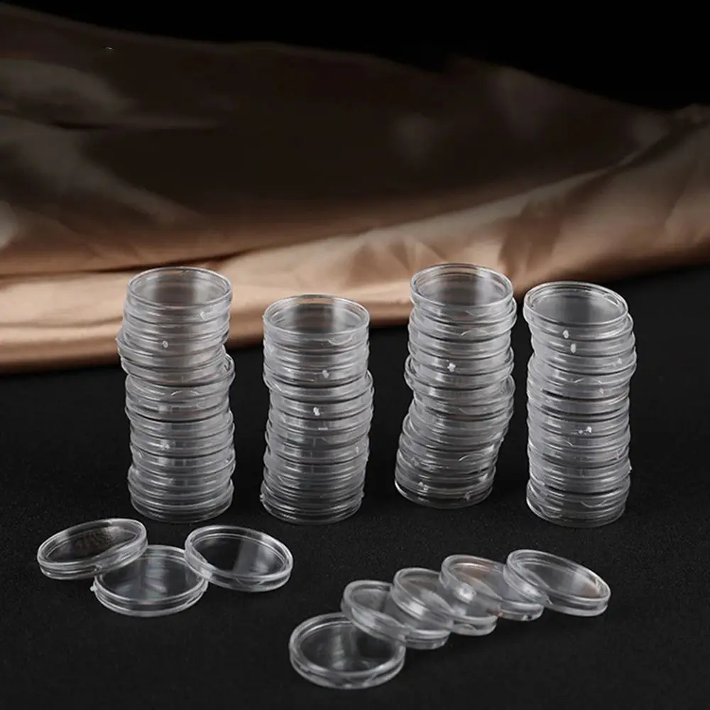 Coin Collecting Box Clear Coin Container Round Coins Storage Plastic Coin Case Coin Capsules Transparent Coin Holder
Coin Collecting Box Clear Coin Container Round Coins Storage Plastic Coin Case Coin Capsules Transparent Coin Holder