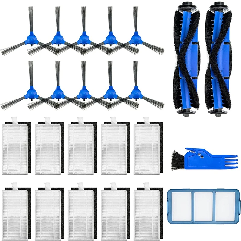 Replacement Parts For Eufy Robovac 11S 30 30C 15C 12 35C Robot Vacuum Cleaner Accessory, 24 Pack
Replacement Parts For Eufy Robovac 11S 30 30C 15C 12 35C Robot Vacuum Cleaner Accessory, 24 Pack