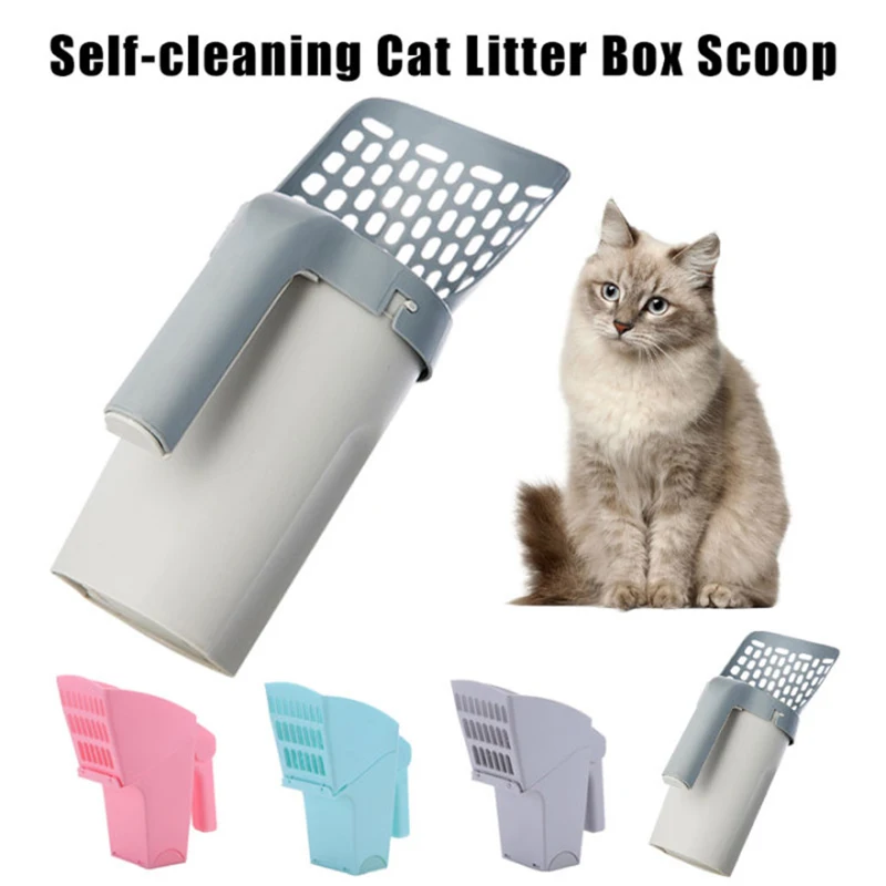 Cat Litter Shovel Self-cleaning Cats Pet Litter Scooper with Built-in Bag Kitten Litter Scoop Cleaning Poop Accessories for Cats
Cat Litter Shovel Self-cleaning Cats Pet Litter Scooper with Built-in Bag Kitten Litter Scoop Cleaning Poop Accessories for Cats