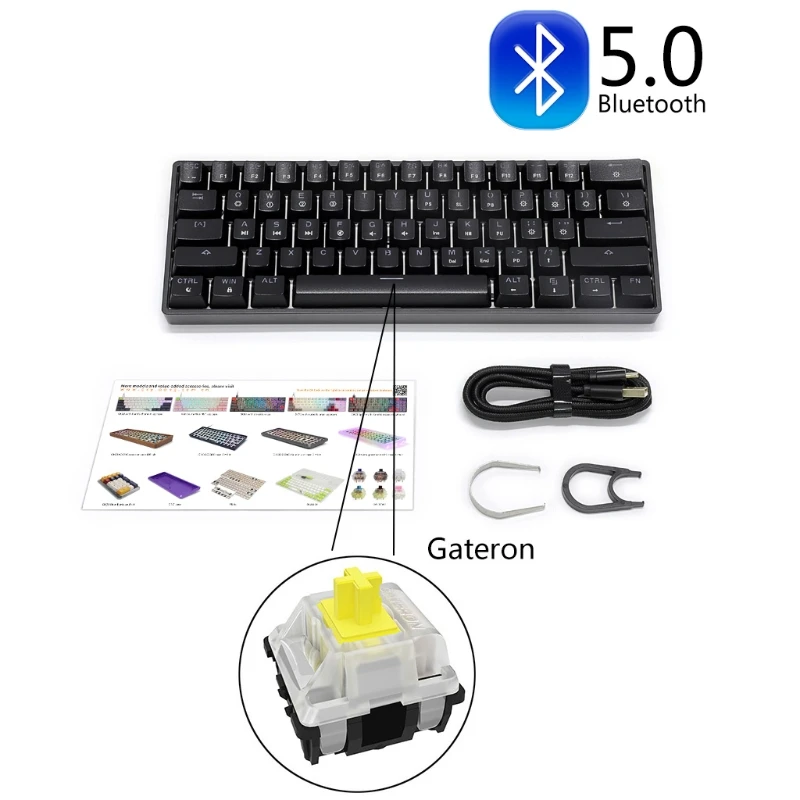 Sk61S клавиатура Gateron оптические переключатели RGB подсветка ABS клавиши программируемые
Sk61S клавиатура Gateron оптические переключатели RGB подсветка ABS клавиши программируемые