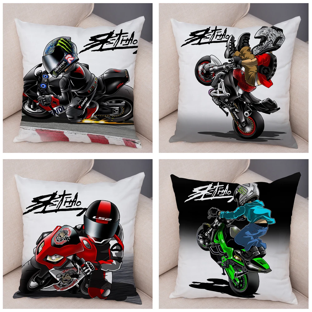 Мультяшный мотоциклетный чехол для подушки, декоративная наволочка для экстремальных видов спорта, мягкая плюшевая наволочка для мобильно...
Мультяшный мотоциклетный чехол для подушки, декоративная наволочка для экстремальных видов спорта, мягкая плюшевая наволочка для мобильно...