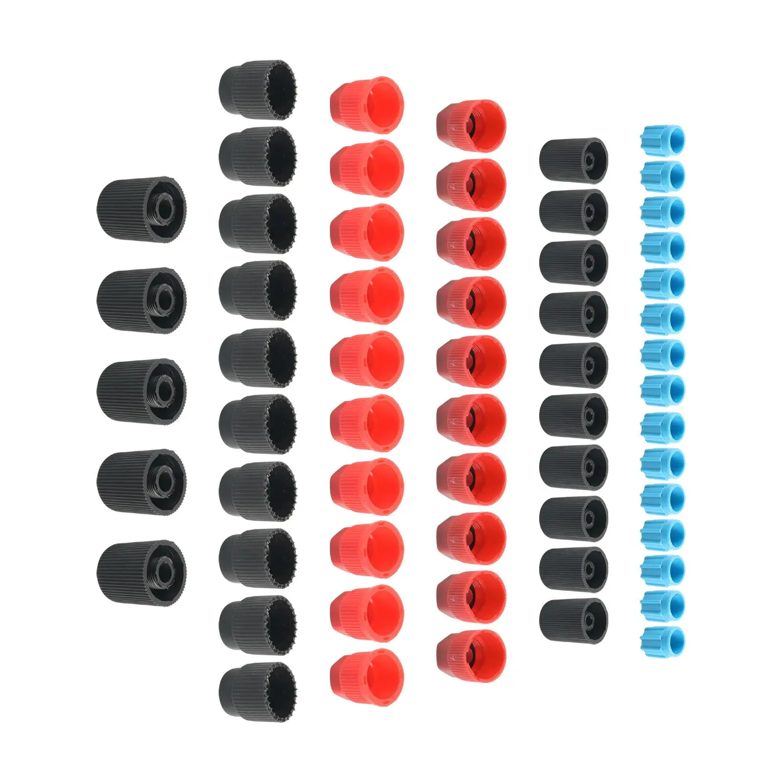 60 Pieces Air Conditioning Valve Caps AC System Charging Port Seal Caps Kit for Most Common Cars Air Conditioning Repairing
60 Pieces Air Conditioning Valve Caps AC System Charging Port Seal Caps Kit for Most Common Cars Air Conditioning Repairing