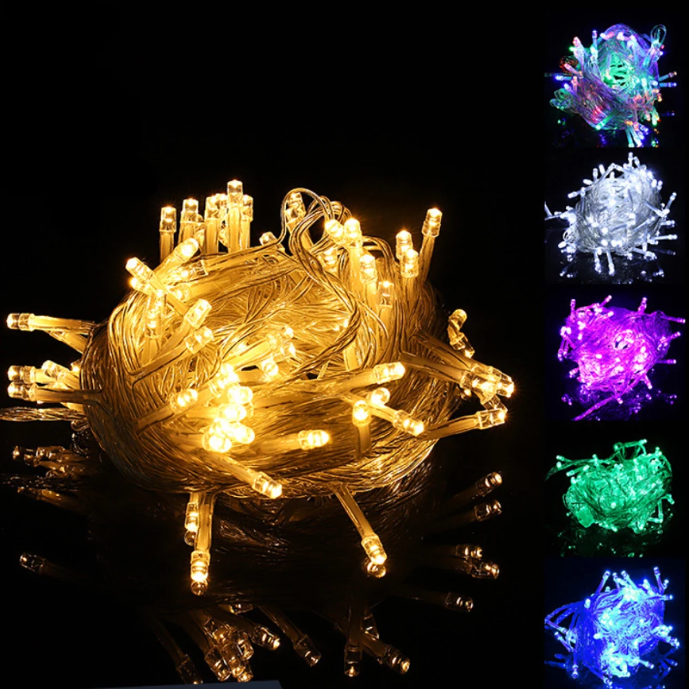 LA8 Christmas Decorations Lights 220V 10M 20M 30M 50M 100M 8 Modes For Wedding Party Holiday Led String Fairy Lights New Year
LA8 Christmas Decorations Lights 220V 10M 20M 30M 50M 100M 8 Modes For Wedding Party Holiday Led String Fairy Lights New Year