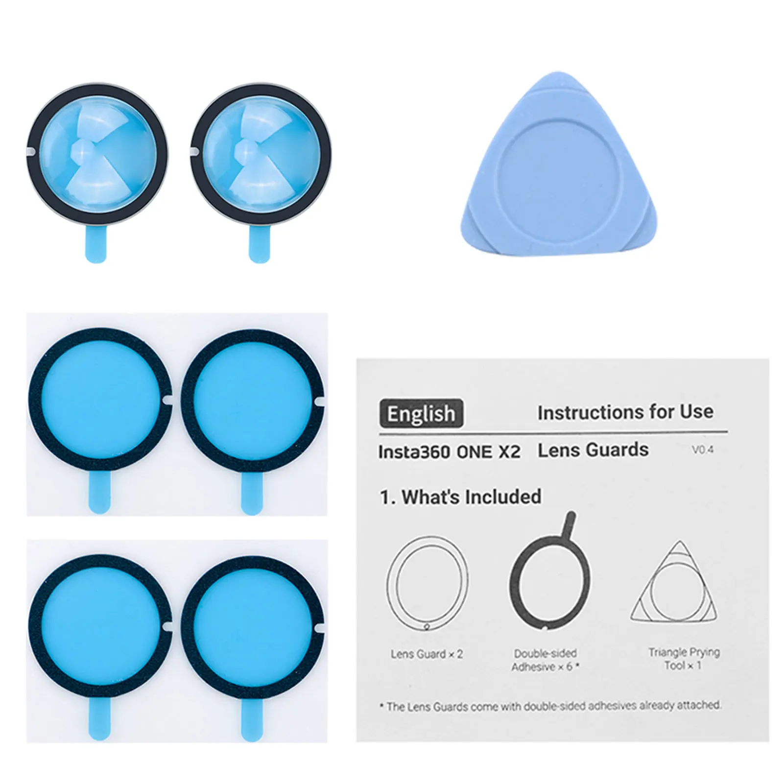 Устойчивые к царапинам твердые аксессуары противоударное покрытие для экшн-камеры легкая установка набор клейких линз для Insta360 One X2
Устойчивые к царапинам твердые аксессуары противоударное покрытие для экшн-камеры легкая установка набор клейких линз для Insta360 One X2