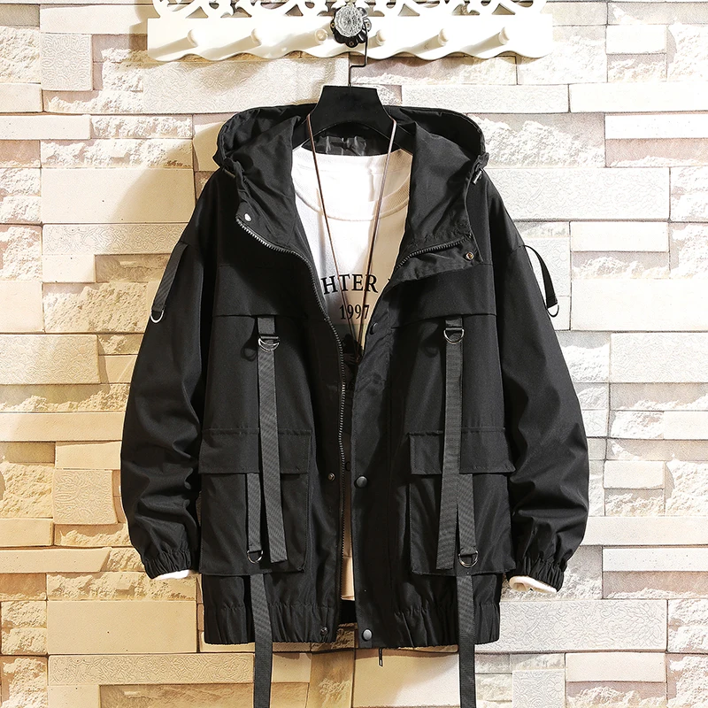 Winter Spring Men's Hooded Jacket Coat Windbreaker Fashion Coats Mens Solid Color Bomber Jackets Outwear Men's Clothings
Winter Spring Men's Hooded Jacket Coat Windbreaker Fashion Coats Mens Solid Color Bomber Jackets Outwear Men's Clothings