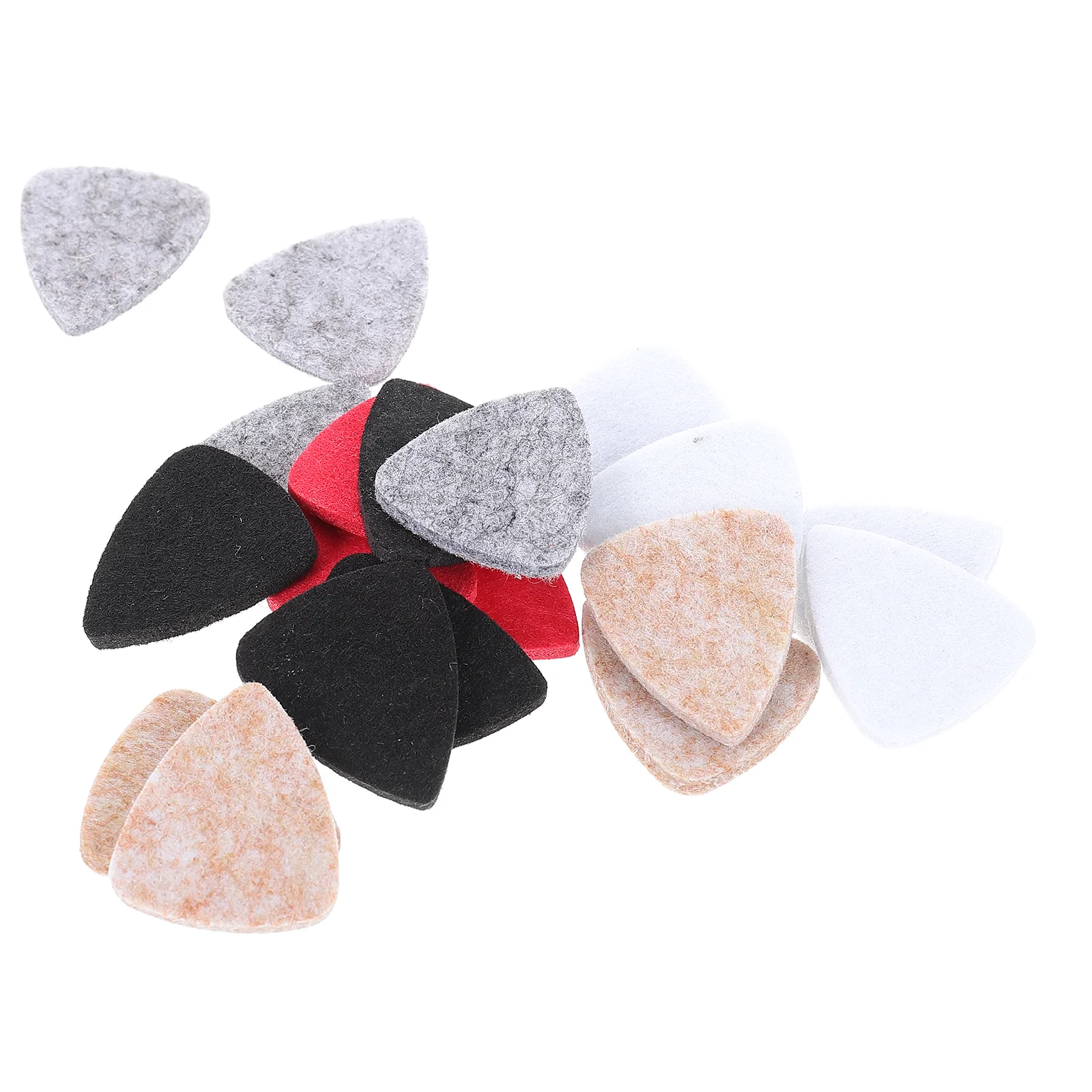 20 Pcs Guitar Felt Picks Ukulele Parts Accesories Universal Plectrum Professional Replacement Music Instrument
20 Pcs Guitar Felt Picks Ukulele Parts Accesories Universal Plectrum Professional Replacement Music Instrument