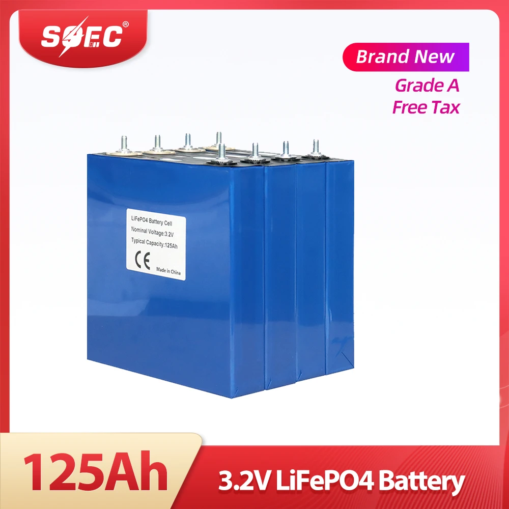 

Аккумуляторная литий-железо-фосфатная батарея SOEC класса А 3,2 В Ач Lifepo4 для хранения солнечной энергии, домашнее хранение энергии
