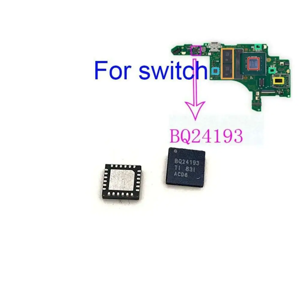 BQ24193 Chips IC Chip Replacement Repair Part For Switch Host Charging Management For NS Video Chip P13USB Power
BQ24193 Chips IC Chip Replacement Repair Part For Switch Host Charging Management For NS Video Chip P13USB Power