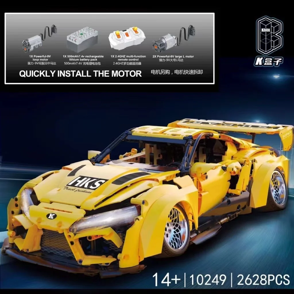 NEW MOC 1:10 Low Lying Refitted Posture Ox Demon King Sports Car Assembly Building Block Model Children Education Brick Toy Gift
NEW MOC 1:10 Low Lying Refitted Posture Ox Demon King Sports Car Assembly Building Block Model Children Education Brick Toy Gift
